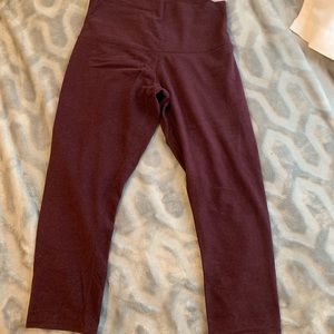 Lululemon Wunder Under Cotton Cropped leggings